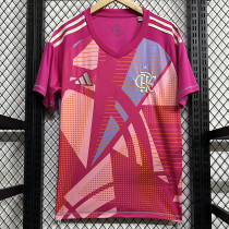 25/26 Flamengo Goalkeeper Pink  Fans Soccer Jerse