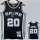 2000/2003 SA Spurs GINOBILI #20 Black Retro Top Quality Hot Pressing NBA Jersey