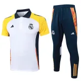 24/25  RMA White(Yellow Sleeves) Polo Collar Pants Set(C1110)