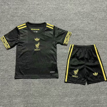 25/26  Mexico Black Gold Cup Kids Soccer Jersey