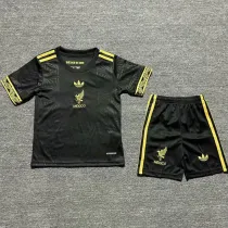 25/26  Mexico Black Gold Cup Kids Soccer Jersey