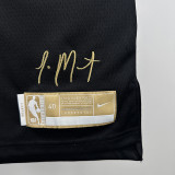 23/24 Grizzlies MORANT #12 Black Honor Edition Top Quality Hot Pressing NBA Jersey荣耀版