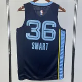 22/23 GRIZZLIES SMART #36 Dark Blue Top Quality Hot Pressing NBA Jersey