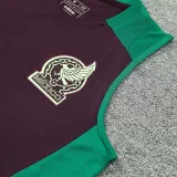 24/25  Mexico maroon Tank top and shorts suit