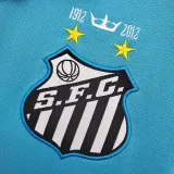 2012/2013 Santos FC Blue Retro Soccer Jersey