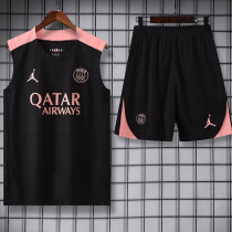25/ 26 PSG Black Tank top and shorts suit