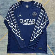 24/25 PSG Fourth  Long Sleeve Fans Soccer Jersey