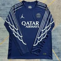 24/25 PSG Fourth  Long Sleeve Fans Soccer Jersey