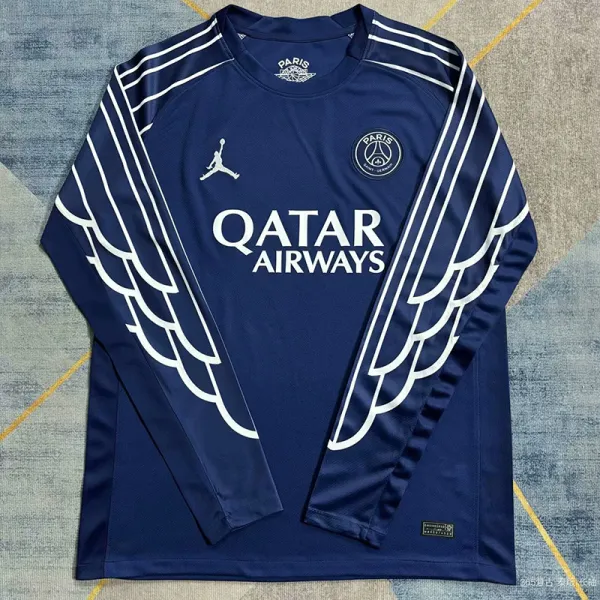 24/25 PSG Fourth  Long Sleeve Fans Soccer Jersey