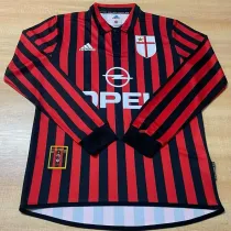1999/2000 ACM Home 100th Anniversary Edition Long Sleeve Retro Soccer Jersey(长袖)
