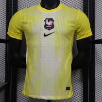 2025 France Yellow Goalkeeper  Player Version Soccer Jersey