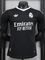 24/25 RMA Black Goalkeeper Player Version Soccer Jersey