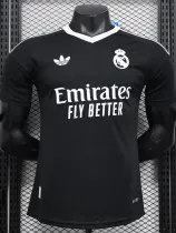 24/25 RMA Black Goalkeeper Player Version Soccer Jersey