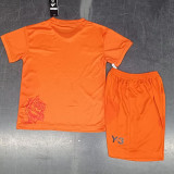 23/24  RMA Orange (Y-3) Special Edition Kids Soccer Jersey