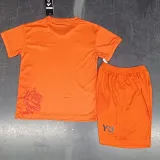 23/24  RMA Orange (Y-3) Special Edition Kids Soccer Jersey
