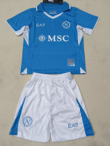24/25 Napoli Home  Kids  Soccer Jersey