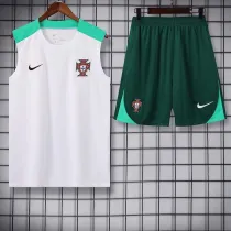 24/25  Portugal White Tank top and shorts suit
