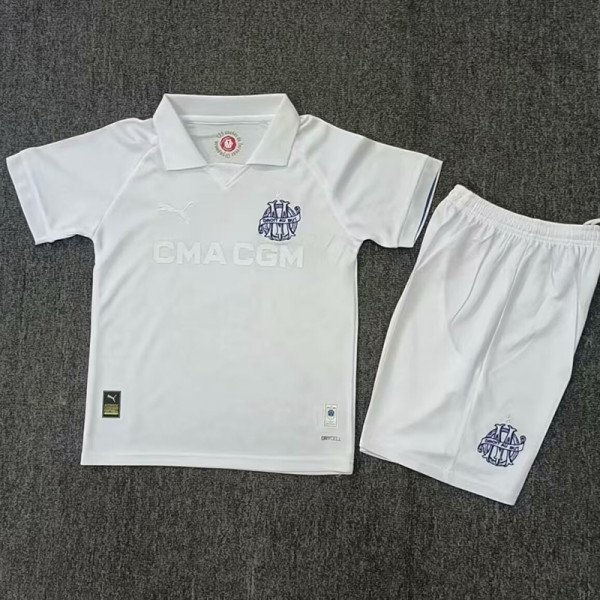 24/25 Marseille 125th Anniversary Edition White Kids Jerseys