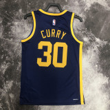 22/23 WARRIORS CURRY #30 Royal blue Top Quality Hot Pressing NBA Jersey (Trapeze Edition)