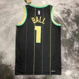 22/23 HORNETS BALL #1 Black City Edition Top Quality Hot Pressing NBA Jersey