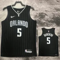 22/23 Magic BANCHERO #5 Black Top Quality Hot Pressing NBA Jersey