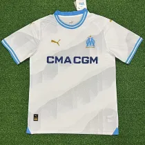 23/24 Marseille Home 1:1 Fans Soccer Jersey (Print all Sponsor)
