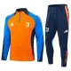 24/25 JUV Orange Half Pull Tracksuit  (橙色、半拉链)