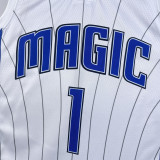 22/23 Magic McGRADY #1 White Top Quality Hot Pressing NBA Jersey