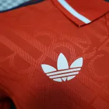 24/25 RMA  Red Steel Seal Special Edition Player Version Soccer Jersey