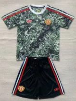 24/25 Man Utd  Co Branded Version Kids Soccer Jersey