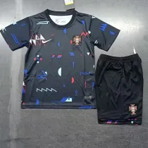 24/25 Portugal Black Kids Soccer Jersey