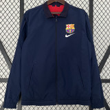 2024BAR Dark Blue & Red Co Branded  Sided Windbreaker (双面风衣)