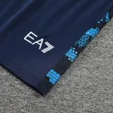 24/25 Napoli Black Blue Training Short Suit