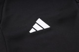 24/25 Algeria Black Half Pull Tracksuit #B709(半拉链)