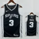 22/23 Sa Spurs PAUL #3 Black Top Quality Hot Pressing NBA Jersey