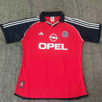 2001/2002 Bayern Red Retro short  shirt