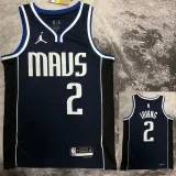 22/23 Dallas Mavericks IRVING #2 Black Top Quality Hot Pressing NBA Jersey (Trapeze Edition)