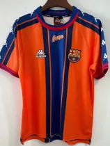 1997/1998 BAR Away Orange Retro Soccer Jersey
