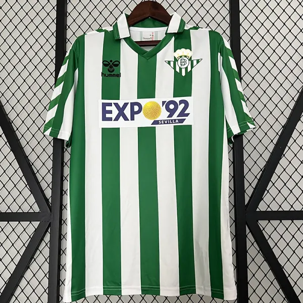1988/1989 Real Betis Home Retro Soccer Jersey