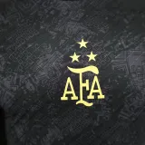 2024 Argentina Black  Special Edition Player Version Soccer Jersey