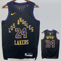 23/24 LAKERS BRYANT #24 Black City Edition Top Quality Hot Pressing NBA Jersey