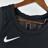 21/22 HEAT JAQUEZ JR. # 11 Black Top Quality Hot Pressing Retro NBA Jersey