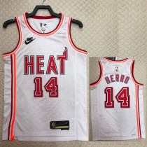 22/23 Heat HERRO #14 White Top Quality Hot Pressing NBA Jersey (Retro Logo)