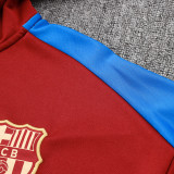 24/25 BAR Maroon Hooded  Tracksuit (Add Fluff)  (连帽加绒F601)