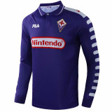 1998/1999 Fiorentina Home Retro Long Sleeve Soccer Jersey (长袖)