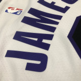 22/23 LAKERS JAMES #6 White City Edition Top Quality Hot Pressing NBA Jersey