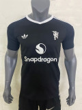 24/25 Man Utd Black Goalkeeper Fans Soccer Jersey