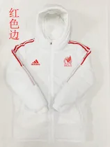 22/23 Mexico White Hooded Cotton Coat Red Edge (红色边) 棉衣