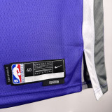 22/23 KINGS SABONIS #10 Purple Away Top Quality Hot Pressing NBA Jersey(V领）