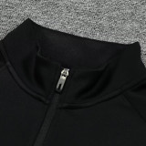 25/26 Man Utd Black Jacket Tracksuit